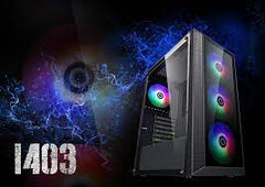 RAIDMAX i403 Mesh Tempered Glass ATX Gaming Case