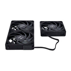 LIANLI UNI Fan P28 Triple PWM 120mm 2600RPM (3pcs) With Controller - Black - White