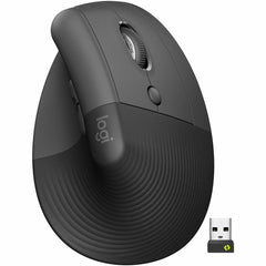 Logitech 910-006479 - 910-006480 Lift Vertical comfortable Wireless Mouse Black - White