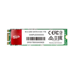 SILICON POWER M.2 2280 A55 SATA SSD (DOUBLE CUT) 128GB - 256GB - 512GB - 1TB