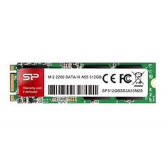 SILICON POWER M.2 2280 A55 SATA SSD (DOUBLE CUT) 128GB - 256GB - 512GB - 1TB