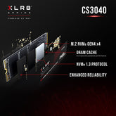 PNY NVMe 500GB SSD M.2 CS3040