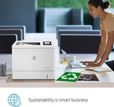 HP LaserJet M554dn Enterprise - Auto Duplex Color Printer