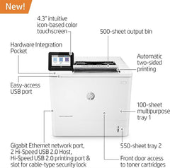 HP LaserJet M612dn Enterprise - Auto Duplex - Monochrome Printer