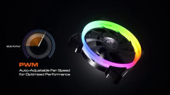 Cougar Vortex RGB HPB 120 PWM HDB Cooling Case Fan