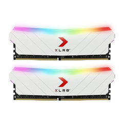 PNY 16GB (2x8GB) EPIC-X RGB 3200MHz DDR4 XLR8 Gaming Black - White MD16GK2D4320016XRGB / MD32GK2D4320016XWRGB