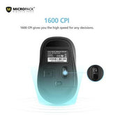 Micropack MP-746W Multi Device Wireless Mouse - BLACK