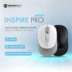 Micropack MP-746W Multi Device Wireless Mouse - BLACK