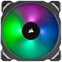 Corsair ML140 RGB Led Fan CO-9050078-WW 140MM PWM Magnetic Levitation Fan — Twin Fan Pack with Lighting