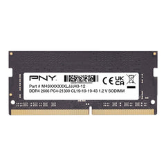 PNY Performance 8GB (PC4-21300) Notebook Memory CL19 DDR4 2666MHz