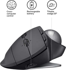 Logitech MX ERGO Wireless Advanced 910-005179 Trackball