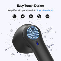 Mpow MX3 Wireless Earbuds Black