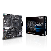 AMD A520M-K (Ryzen AM4) micro ATX motherboard with M.2 support, 1 Gb Ethernet, HDMI/D-Sub, SATA 6 Gbps, USB 3.2 Gen 1 Type-A