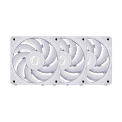 LIANLI UNI Fan P28 Triple PWM 120mm 2600RPM (3pcs) With Controller - Black - White