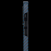 Pitaka iPhone 12 Black/Blue Twill