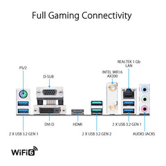 ASUS PRIME B550M-A WI-FI AM4 Micro-ATX Motherboard
