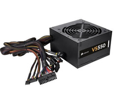 Corsair Slightly Used Power Supply VS550 Watt 80 PLUS® With Box - Black