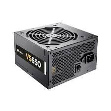 USED CORSAIR VS Series™ VS650 — 650 Watt Power Supply 80+ (UK) WITHOUT BOX