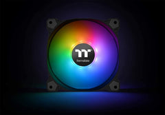 Thermaltake Pure 12 ARGB TT Premium Edition 3-Fan Pack Sync Radiator Fan White - Black