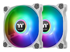 Thermaltake Pure Duo 12 ARGB Sync Radiator Fan (2-Fan Pack)-White
