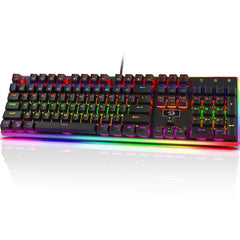 Redragon K577R Kali Mechanical Gaming Keyboard, Rainbow Backlit, Wired Competitive Ergonomic Keyboar