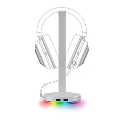 Raser Base Station V2 Chroma Headset Stand Black - White
