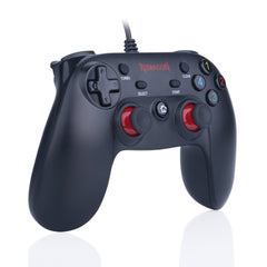 Redragon G807 SATURN Wired Controller with 12 Buttons + 2 Analogue Joysticks, 6ft USB Cable, Vibration Enabled for PC & Laptop