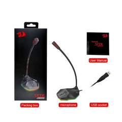 REDRAGON GM99 STIX USB WIRED MICROPHONE RGB