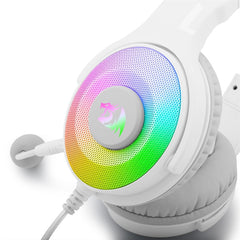 Redragon Pandora 2 RGB Wired Gaming Headset - H350W-RGB-1 - White