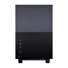 LIAN LI Q58 Black Color / Aluminum / Tempered Glass Mini Tower Computer Case