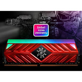 ADATA XPG Spectrix D41 RGB 8GB 3600MHz DDR4 Desktop Memory Black