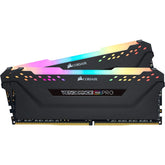 Corsair VENGEANCE® RGB PRO 16GB (2 x 8GB) DDR4 DRAM 3200MHz C16 Memory Kit Black