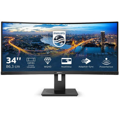 Philips 345B1C 34 Curved UltraWide | 345B1C/00 | WQHD Adaptive-Sync VA Panel 4ms