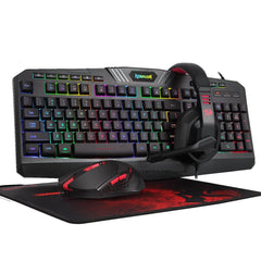 REDRAGON S101-BA-2 COMBO 4-IN-1 GAMING KEYBOARD - MOUSE - HEADSET - MOUSEPAD WIRED