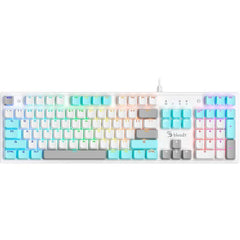 Bloody S510N RGB Gaming Keyboard BLMS Brown Switch - White Mechanical Switch Neon