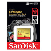 SanDisk 64GB CF Extreme CompactFlash Memory Card
