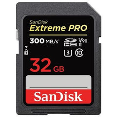SanDisk Extreme PRO SDHC and SDXC UHS-II cards 32GB - 64GB -128GB