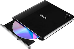 ASUS SBW-06D5H-U - Ultra-slim Portable USB 3.2 Gen 1x1 Blu-ray burner with M-DISC support for lifetime data backup, compatible with USB Type-C and Type-A for both DVD Windows and Mac OS.