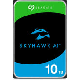 Seagate Skyhawk AI 10 TB Video Internal Hard Drive HDD 3.5 Inch SATA 6 Gb/s 256 MB Cache for DVR NVR Security Camera System ST10000VE001