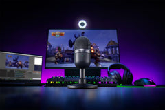 Razer Seiren Mini - Mercury Ultra- Quartz compact Streaming Microphone
