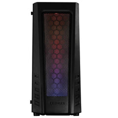 Raidmax Zeta RGB Computer Gaming Case Tempered Glass Side Panel, Front Panel RGB LED Strip, 120 mm A