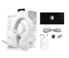 Sades SnowWolf Gaming Headphones SA-722S