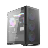 AIGO DARKFLASH DLM200 M-ATX PC Case Black