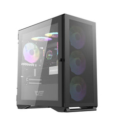 AIGO DARKFLASH DLM200 M-ATX PC Case Black