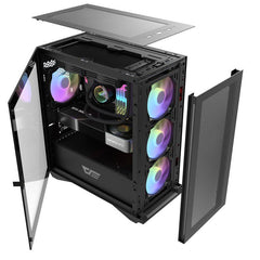 AIGO DARKFLASH DLM200 M-ATX PC Case Black