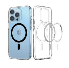 Spigen ihone 13 Pro Ultra Hybrid Magsafe – Clear Ring Black