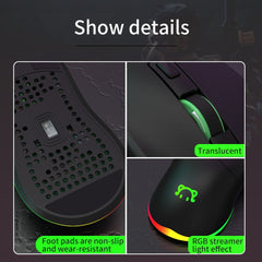 Ajazz STM120 USB Wired Gaming Mouse RGB