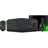 T-DAGGER T-TGS003 Mouse/ Keyboard/Mousepad/Headset 4 IN 1 Gaming Combo Set