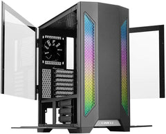 LIAN LI LANCOOL 2 BLACK Tempered Glass ATX Case -Black Color -LANCOOL II -X
