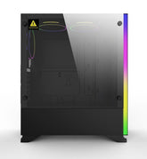 1stPlayer B6 (Black) BLACK.SIR Series With 3 Fans ATX Gaming Case